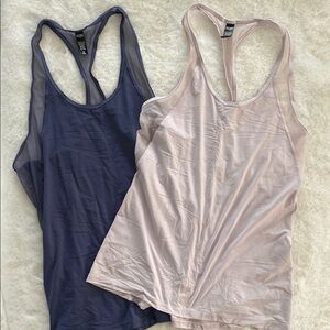 Victoria’s Secret sport Racerback Tank Top bundle - blue and light pink/purple
